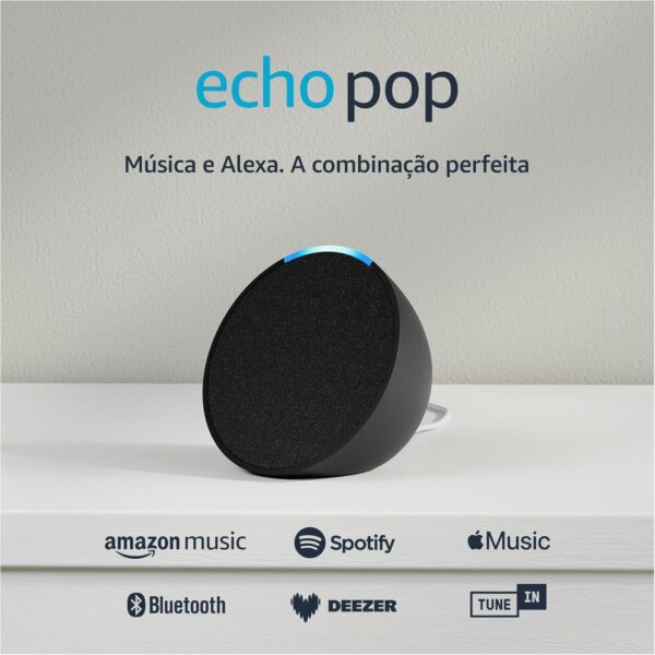 Echo Pop: Seu Smart Speaker com Alexa | Som e Casa Inteligente ao Seu Comando