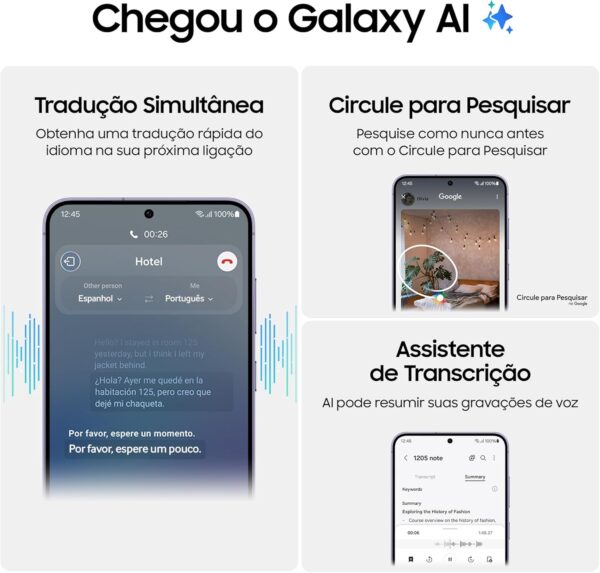 Smartphone Samsung Galaxy S24+, Galaxy AI, Selfie de 12MP, Tela de 6.7" 1-120Hz, 256GB, 12GB RAM - Imagem 2